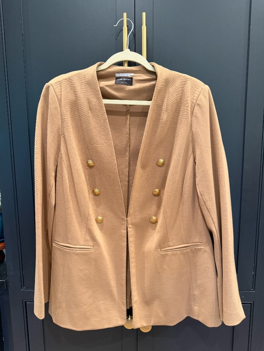 Khaki Color Lane Bryant Blazer Size 16